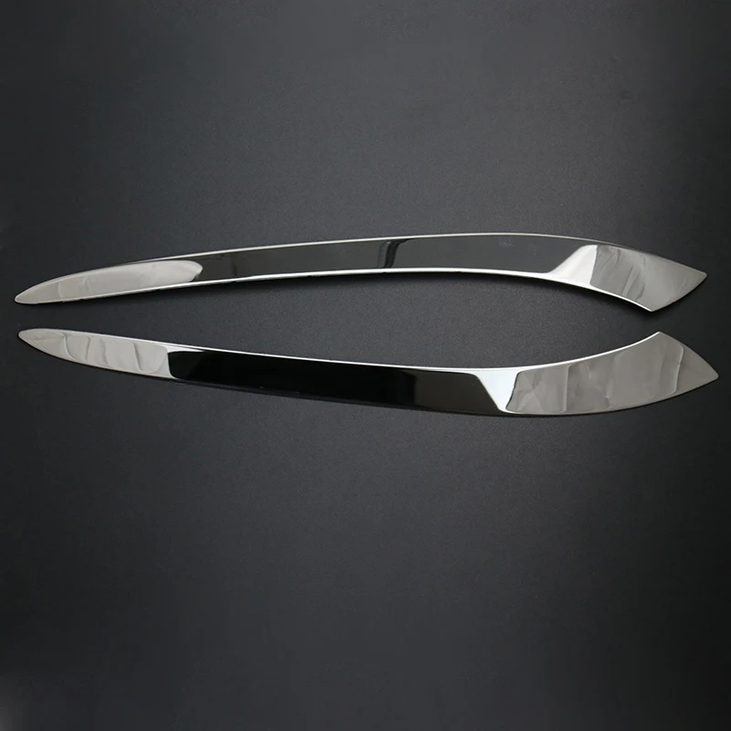 

Car Styling Carbon Fiber for BMW 5 Series F10 F07 GT 2011 2013 Front Fog Light Eyebrow Wind Knife Sticker Trim Auto Accessories