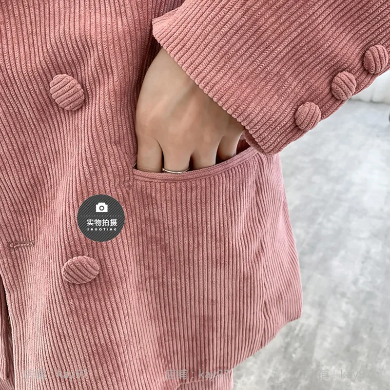 

Autumn Velvet Pant Suits Two Piece Set Women Casual Office Business Corduroy Formal Work Wear Sets Uniform Styles Elegant 018