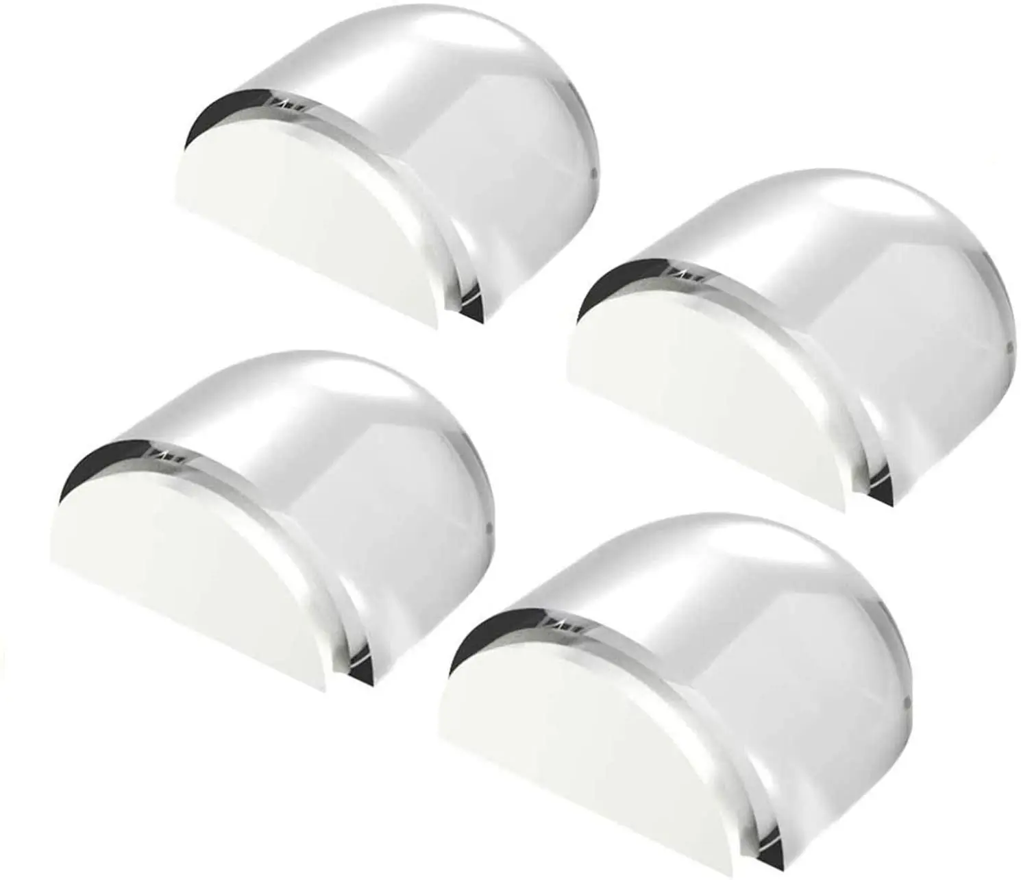 

1pc Transparent Self Adhesive Door Holder Door Stop Acrylic Door Stopper For Home Office Protect Walls Furniture