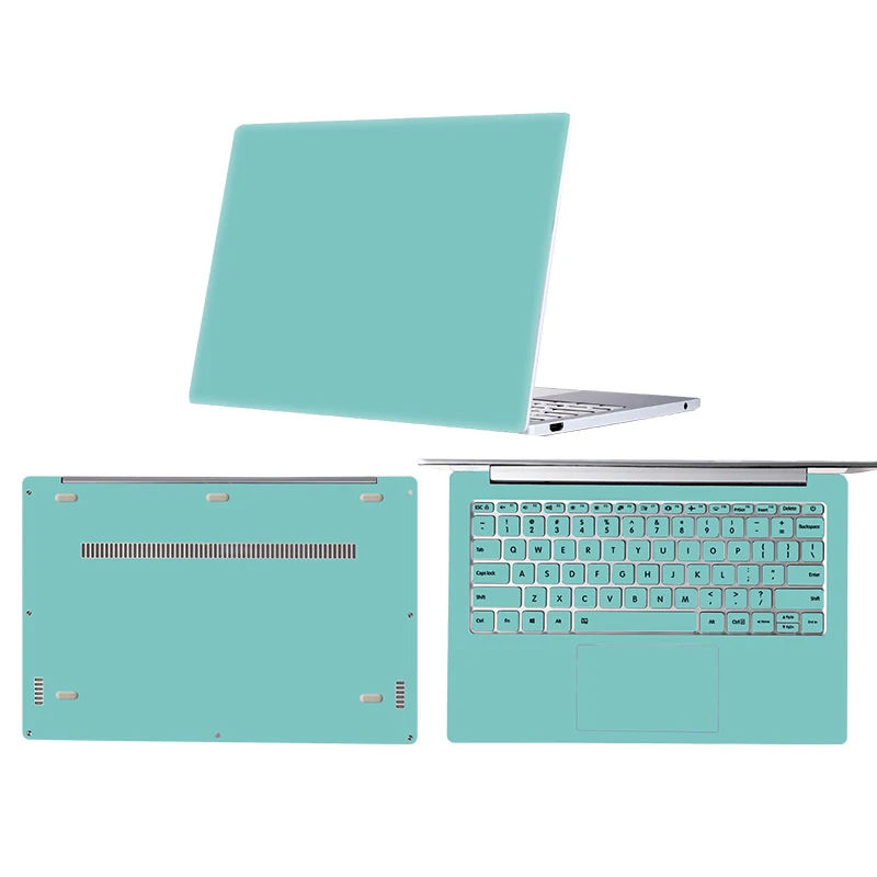 mint green Наклейки для ноутбука для Xiaomi mi Air 12,5 13,3 Pro 15,6 дюймов виниловые наклейки для Xiao mi Red mi Book 14 дюймов - Цвет: mint green
