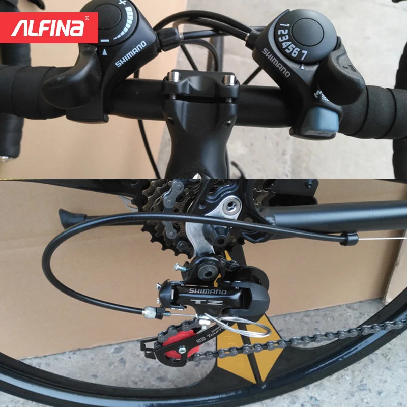 

ALFINA 2020 NEW road bike 22/20 speed bend handle road variable speed bicycle aluminum alloy bicycle double disc brake