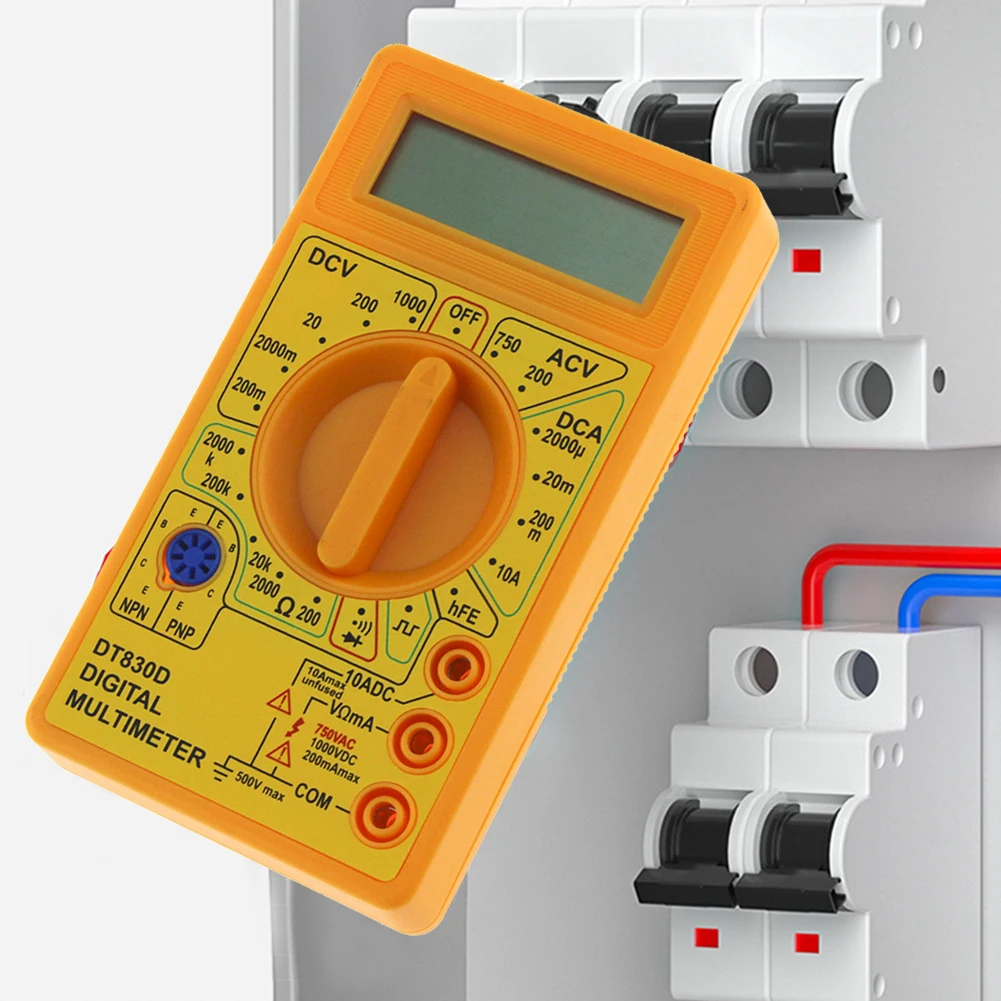 

Professional Digital AC/DC Voltage Multimeter Voltmeter Ohmmeter Tester Diode Triode Monitoring Regulator Meter