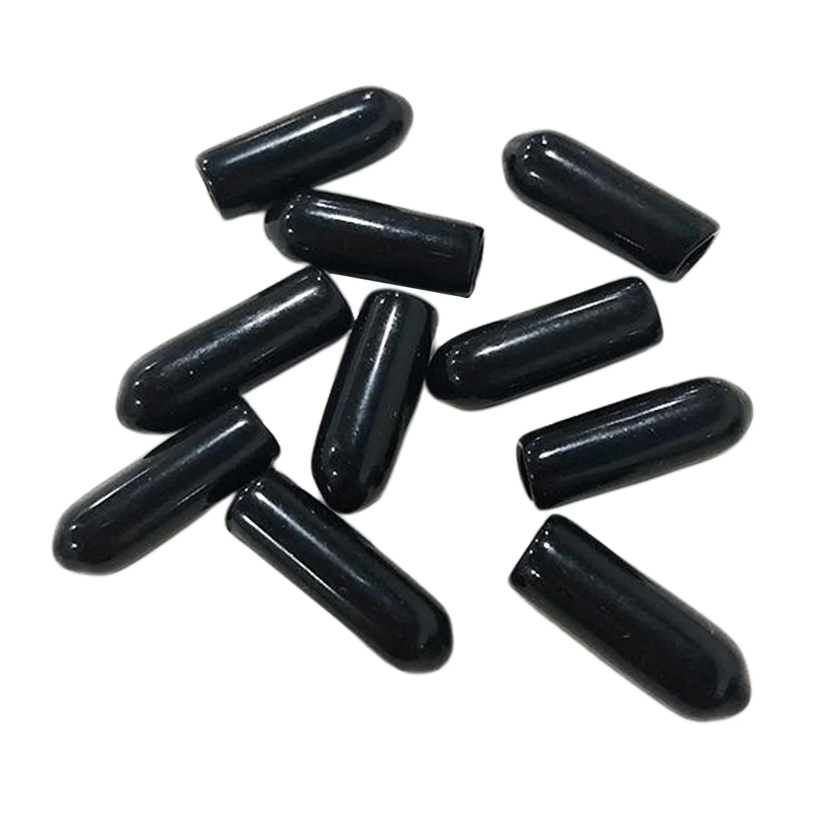 

10x Airbrush Bottles Caps Jar Caps Pour Covers Siphon Adapter Spout Covers Black