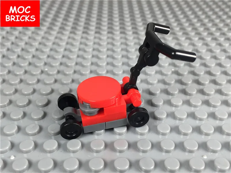 Набор кубики MOC сделай сам экшн-фигурка городского сада weeder machine газонокосилки