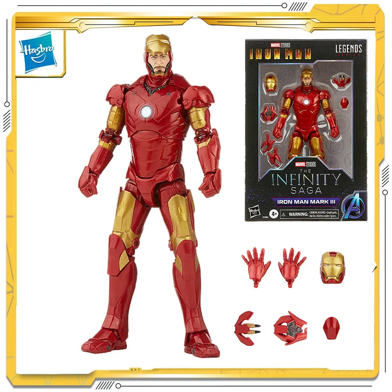 

Оригинальные герои Marvel легенды Мстители: война бесконечности Железный человек MK3 аниме экшн фигурная игрушка для ребенка подарок на Хэллоу...