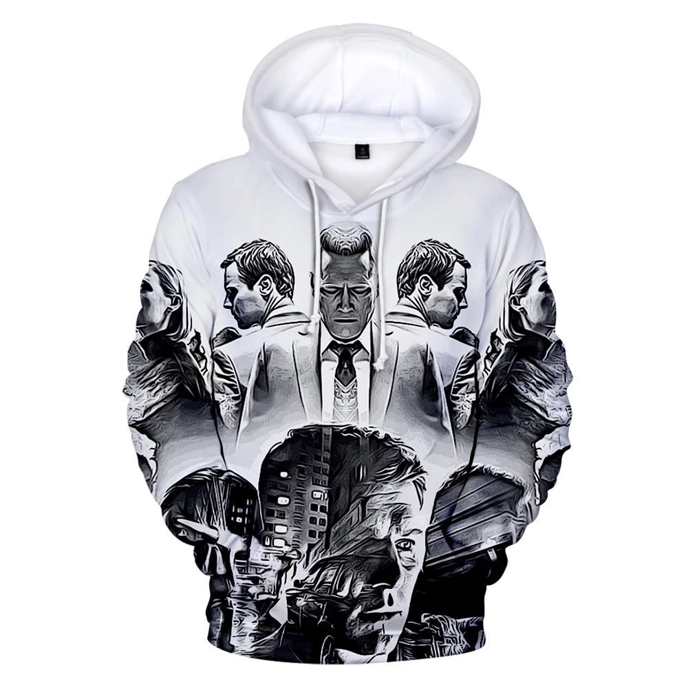 Толстовки с 3D принтом Mind Hunter для женщин/мужчин модные толстовки капюшоном и