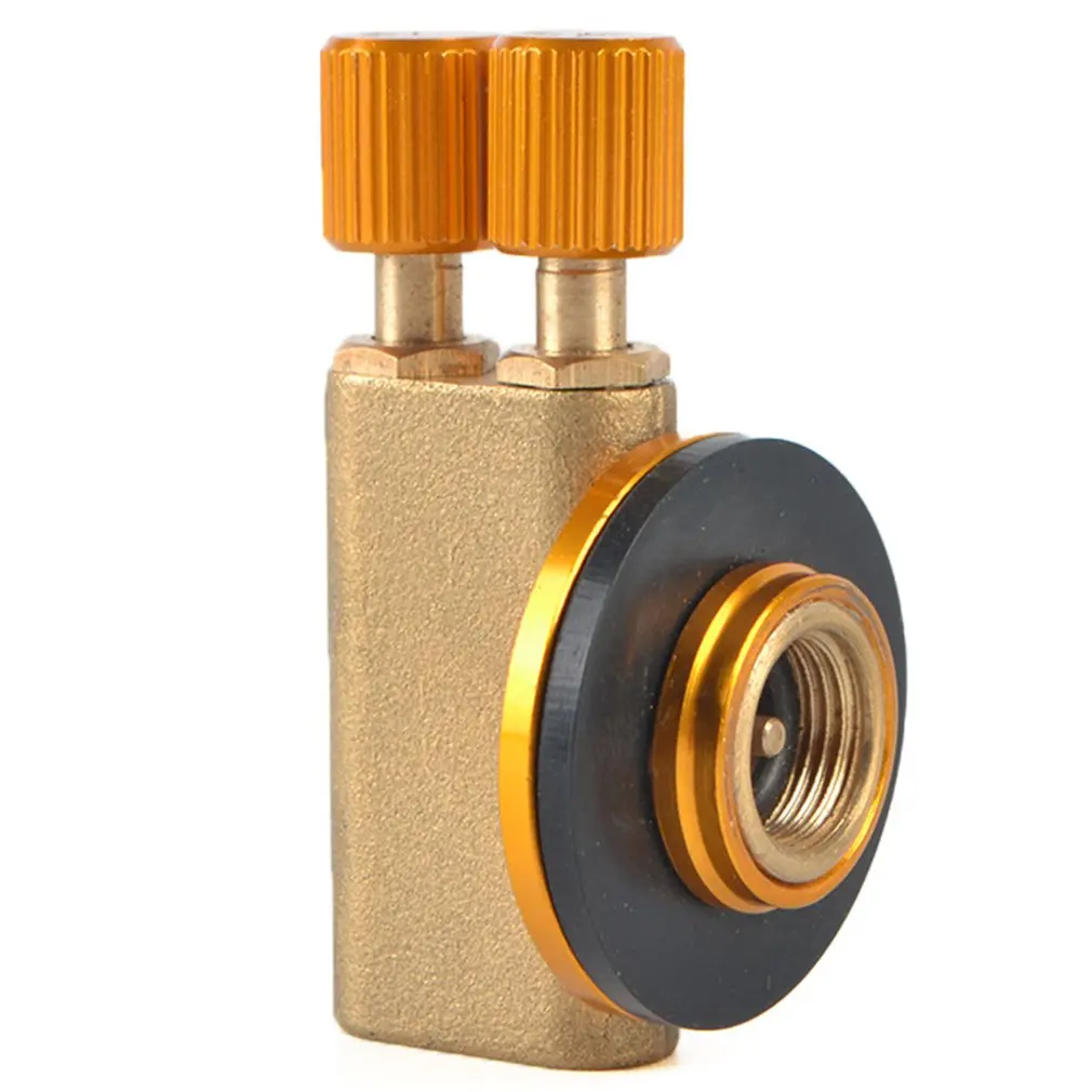 Кемпинг двойной головкой клапан Адаптер для пикника на открытом воздухе