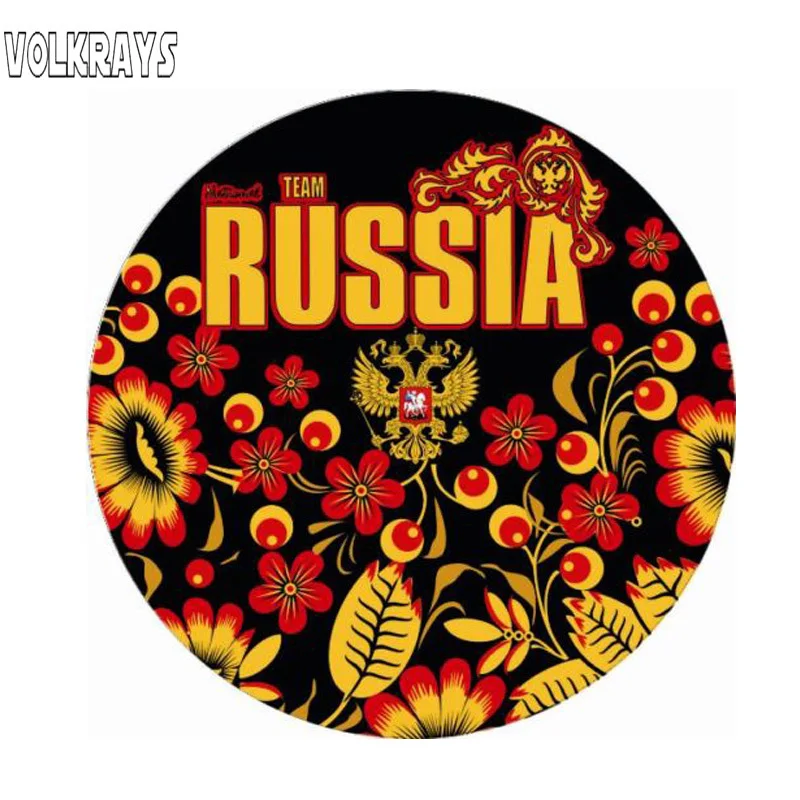 Volkrays креативные автомобильные стикеры русская Хохлома флаг аксессуары для