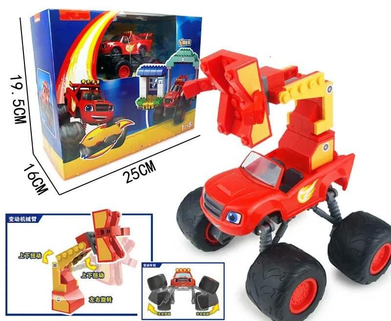 1 шт. блестящие игрушечные машинки русский дробилка грузовик фигурки игрушки
