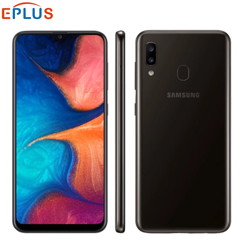 Смартфон Samsung Galaxy A20 A205GN/DS 6 4 дюйма 3 Гб ОЗУ 32 ПЗУ Exynos 7884 восемь ядер Android 9 две