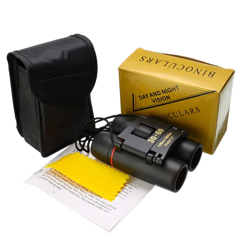 

Folding Binoculars Telescope For Outdoor Camping Climbing Tools Travelling Field Glasses Children Kids Toys Birthday Gift 30X60