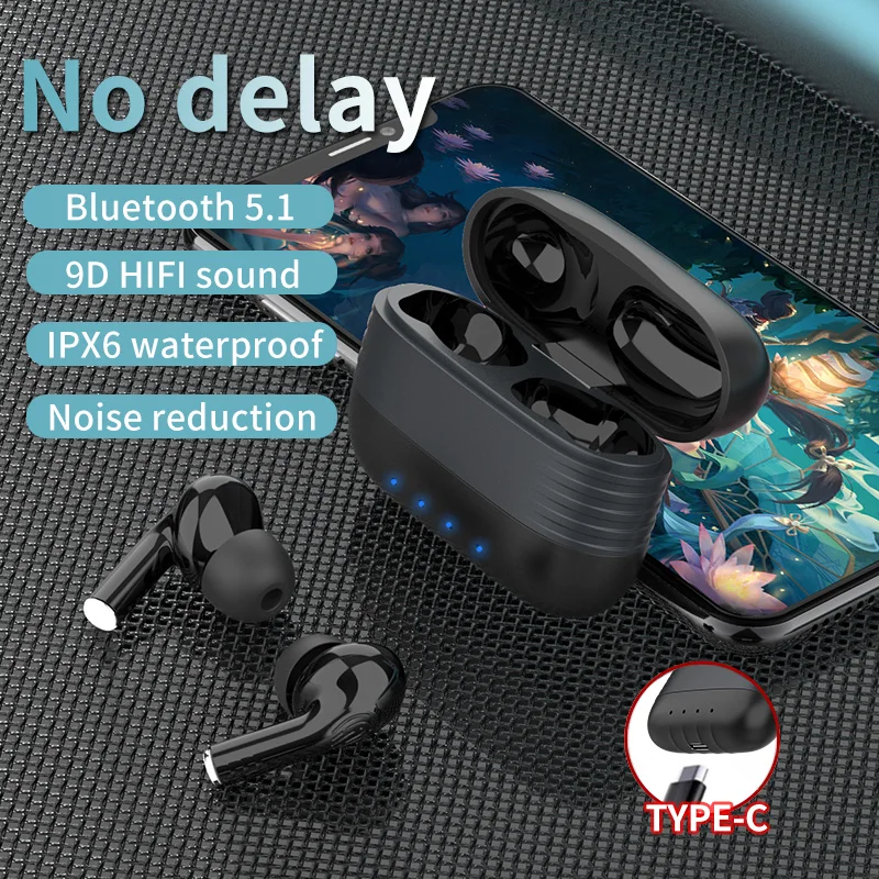 TWS наушники с глубоким басом 9D стерео Bluetooth микрофоном|Наушники и гарнитуры| |