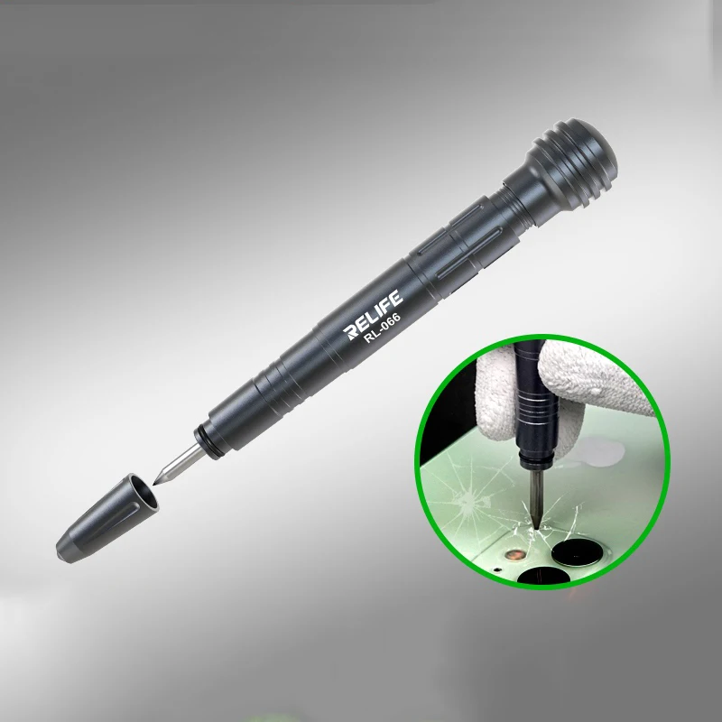

RELIFE RL-066 Back Glass Breaking PEN For IPhone IP8-12 Pro Max Phone Rear Glass Cover Remove Camera Lens Tools