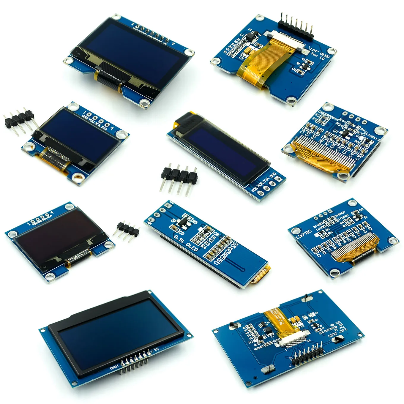 

Модуль ЖК светодиодный для Arduino, светодиодный, белого и синего цвета, 128X64O, для Arduino 0,91, 0,96, 1,3, 1,54, 2,42 дюйма, последовательный модуль I2C IIC, новый, ...