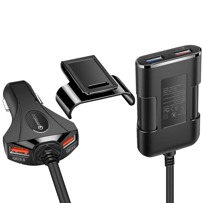 Автомобильное зарядное устройство Tongdaytech с 4 Usb-портами 3 0 А | Мобильные телефоны и