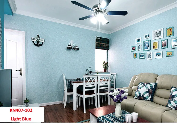 Светло-голубой многоцветная настенная бумага современный дизайн наклейка для