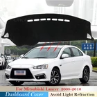 Защитная накладка на приборную панель для Mitsubishi Lancer 2008  2016, аксессуары для приборной панели Ralliart EVO X Galant Fortis EX, солнцезащитный козырек