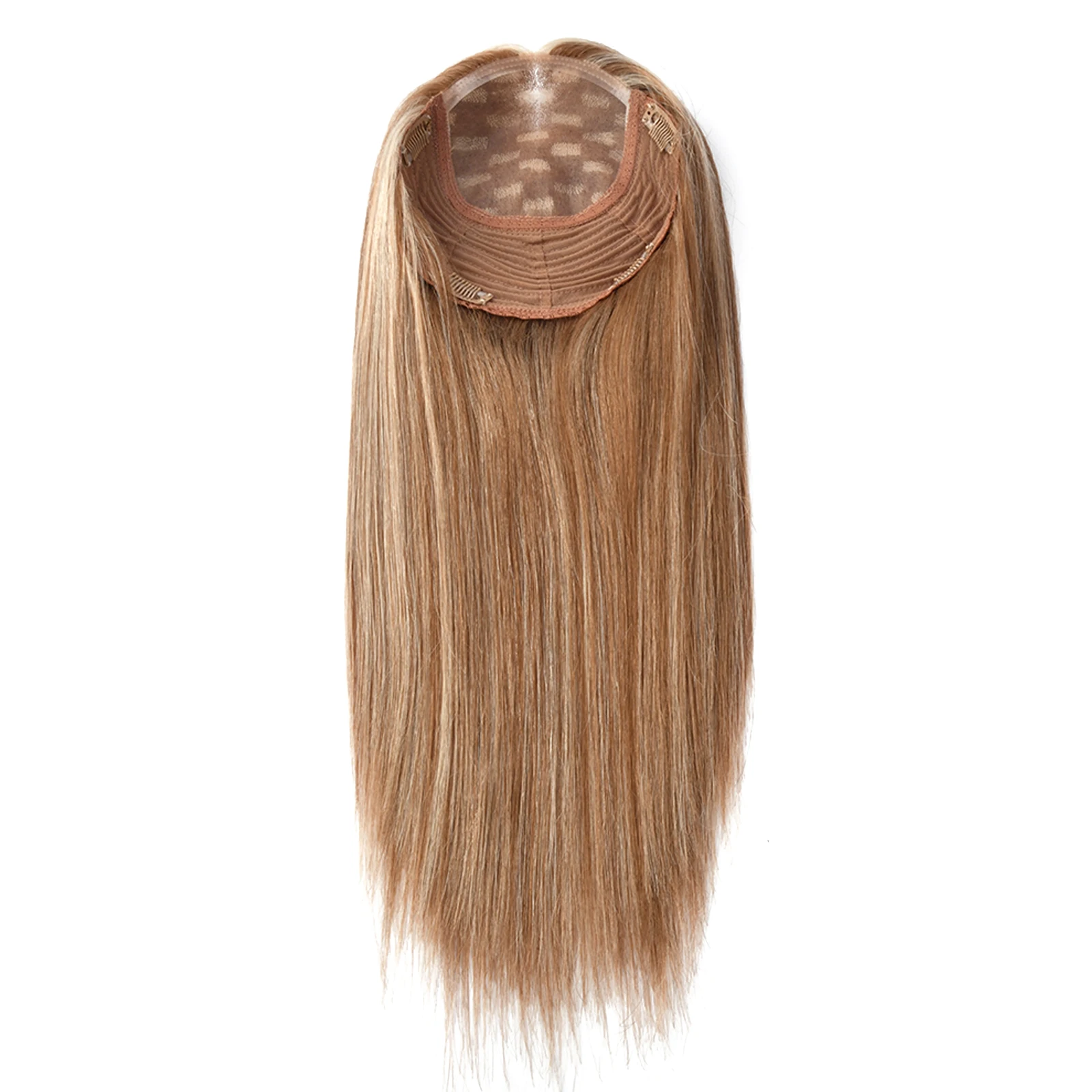 MW Remy человеческие волосы Topper Wig P6/8/613 6*6 5 дюйма KS MN665 Mono Net 4 клипсы в прямой