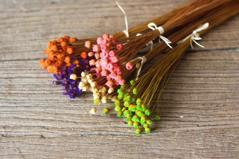 100 шт. Свадебные украшения растения искусственные цветы украшение сушеные