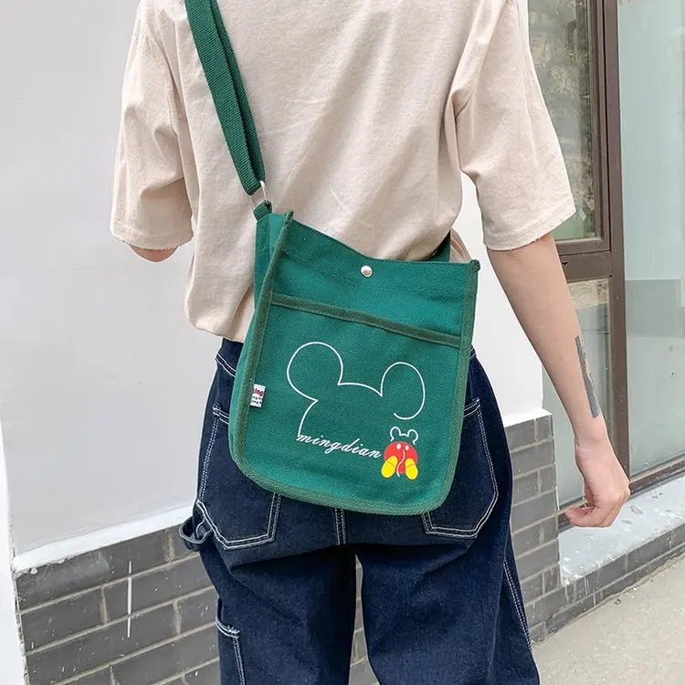 Новые Детские Сумки Disney милая мультяшная сумка мессенджер модная через плечо для