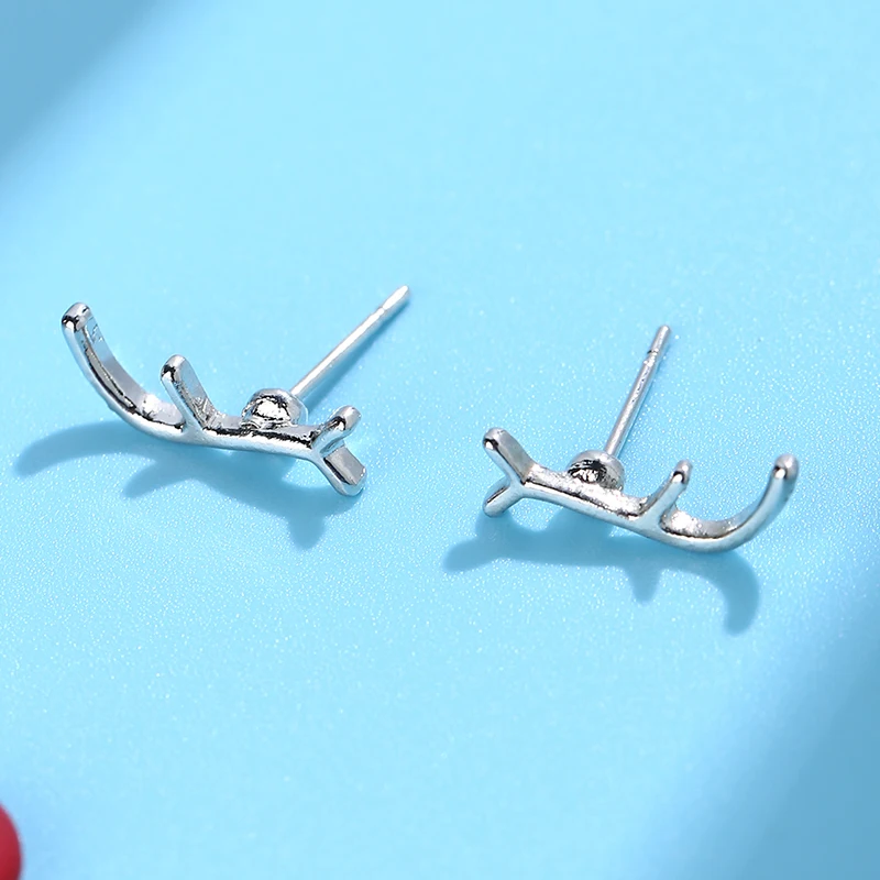 1 пара модные серьги гвоздики в виде животных|boucle d'oreille|stud earringsdeer earrings |