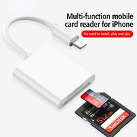 ios 13 otg adapter lighting to micro sd camera card reader tf memory card u disk usb 3 0 data converter for iphone 11 12