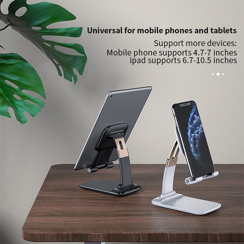 

Desktop Holder for Phone Adjustable Tablet Stand Foldable Extend Support for iPhone 7 8 X XS iPad Xiaomi mi Huawei Mobile Phone