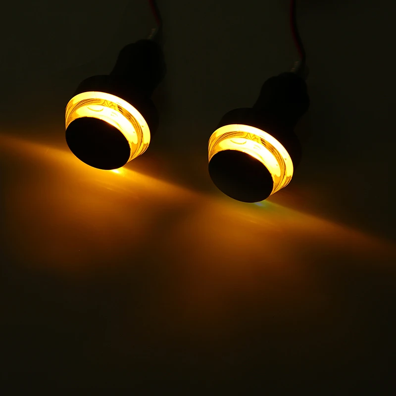 Винтажный светодиодный индикатор POSSBAY 7/8 дюйма из сплава с ручкой для мотоцикла