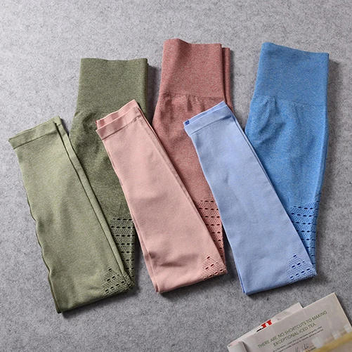 Леггинсы женские бесшовные спортивные для занятий йогой | Спорт и развлечения