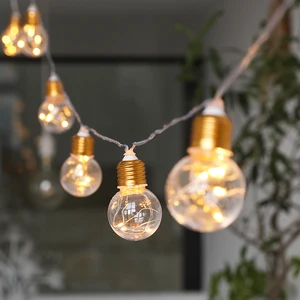 10 лампочек 4M светодиодный вечерние гирлянды для свадебных мероприятий огни для сада вечерние бар бистро декоративное освещение