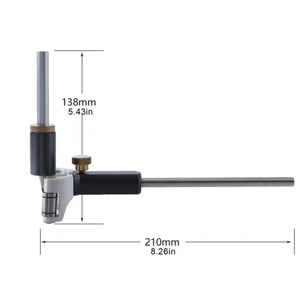 

0-120MM Wood Scribe Tool Wheel Mortise Gauge Scriber Anodizing Woodworking Tool Sliding Marking Tool With Pencil