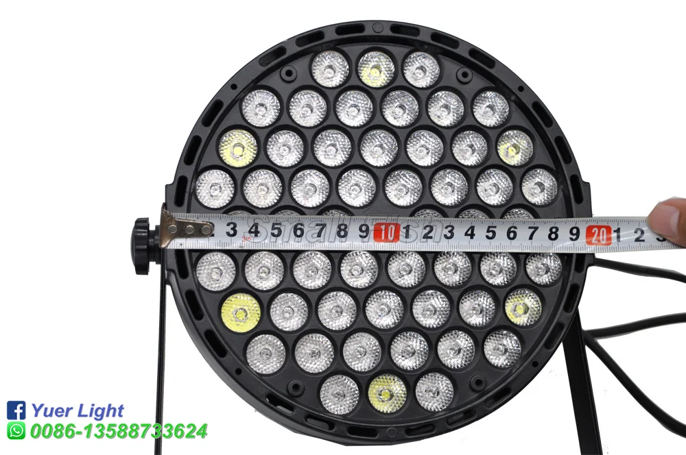 Светодиодный прожектор 54X 3W RGBW, 4 цвета, DMX Par Cans, светильник для дискотеки, сценический светильник с эффектом стирки, лазерный проектор, Dj светильник