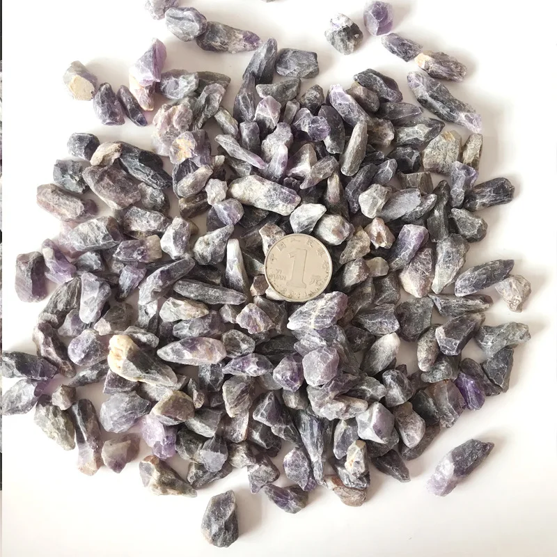 50 г натуральный фиолетовый аметист кварц необработанный кристалл образец породы