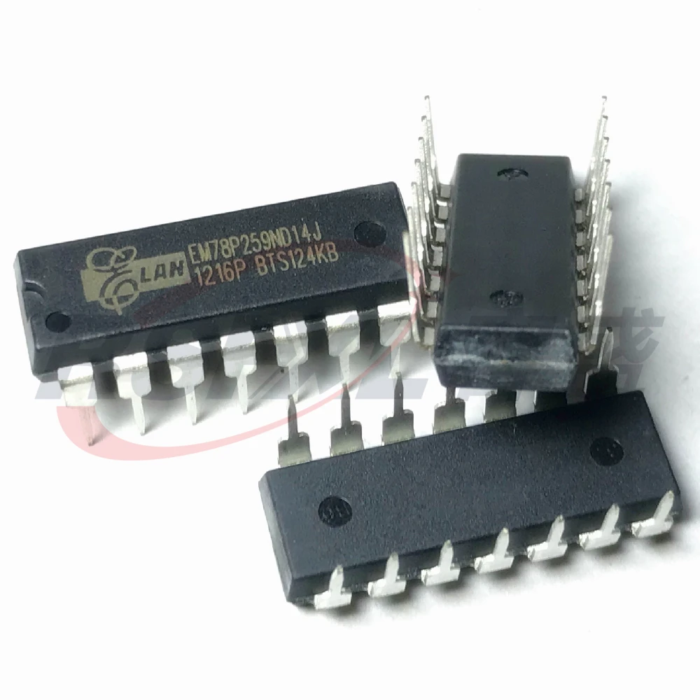 EM78P259ND14J EM78P259ND14 EM78P259ND EM78P259 78P259 DIP 14P новый оригинальный 10 шт./лот|Интегральные