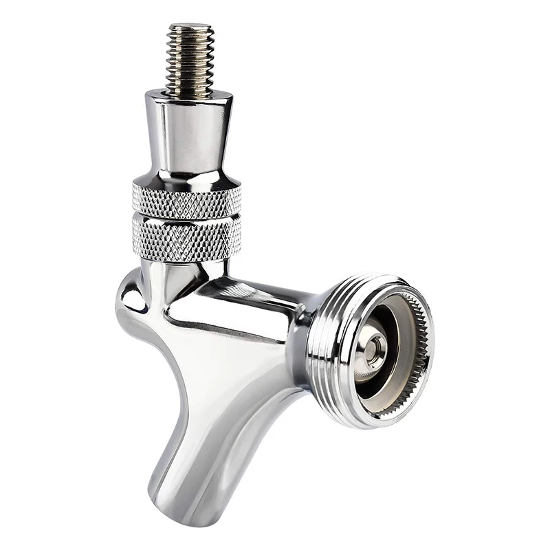 Кран для пива кран домашнего пивоварения хромированный полированный