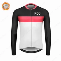 winter fleece thermal warm rcc cycling jersey jacket riding mtb windproof outdoor sportswear mans racing bicycle ropa ciclismo