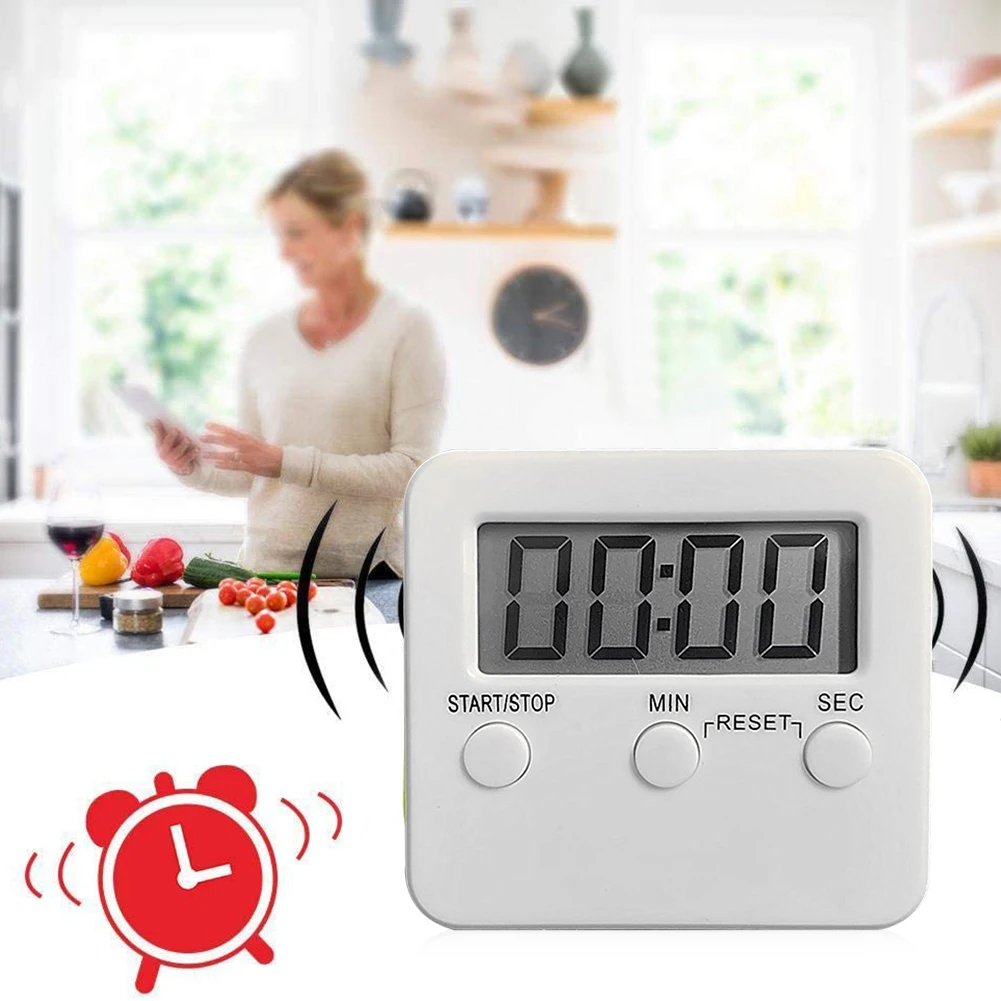 

Digital Screen Kitchen Timer Display Cooking Alarm Time Countdown Reminder Kitchen Cuisine Cooking Device Tool