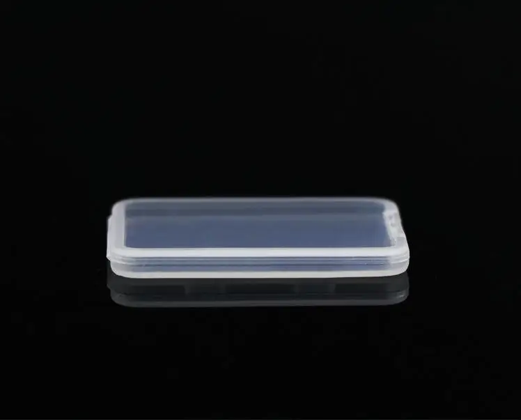 Slim Sd Card Case Plastic Box Transparent Standard Holder Ms White Box Storage Case For Tf Micro Sd Xd Cf Card Wholesale images - 6