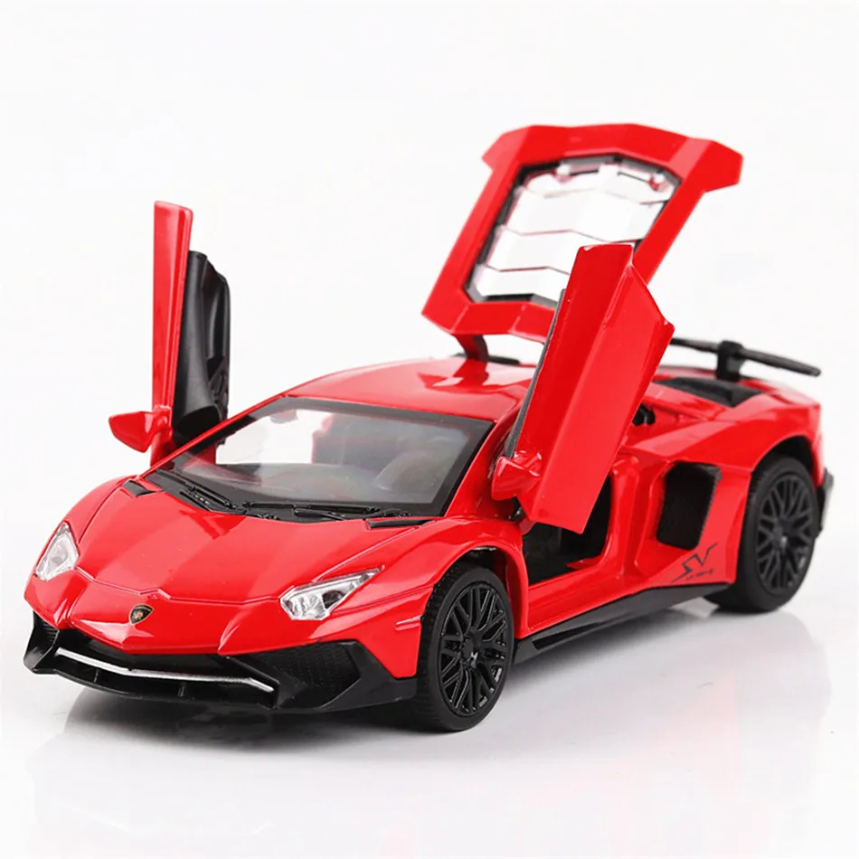 1:32 LP740 модель автомобиля тянущийся сплав Diecasts 3 двери высокое качество