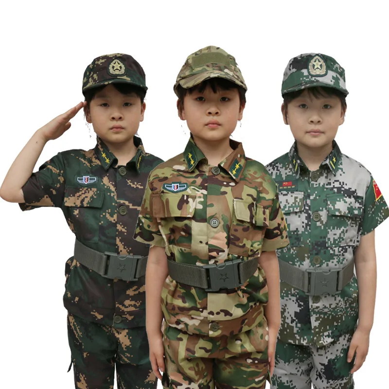 Комплект детской одежды куртка + терозавры Кепка ремень военная Униформа на