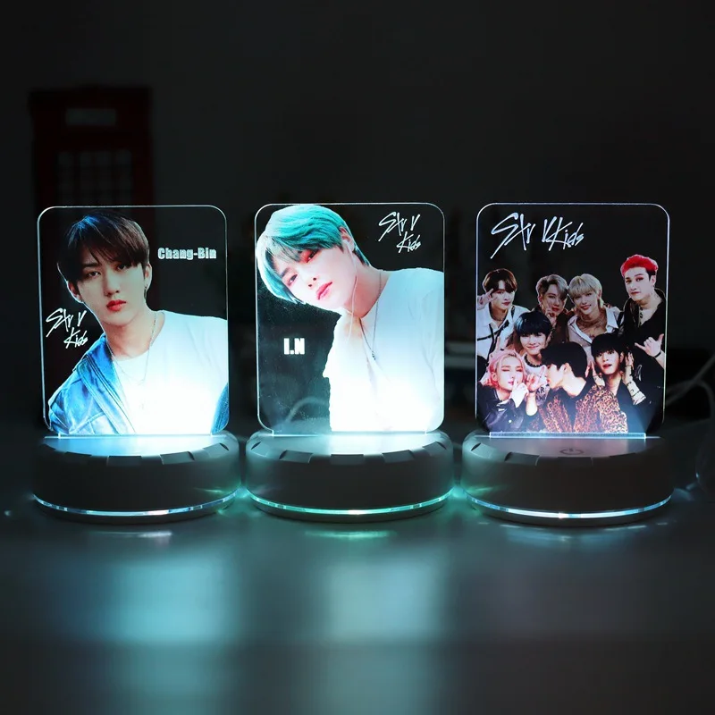 

Kpop Stray kids Красочный Светодиодный светильник s Night light