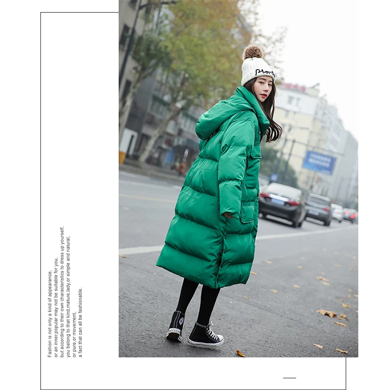 2019 зимнее пальто Для женщин парка куртки с капюшоном и парки в стиле милитари из