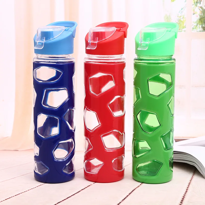 Креативные бутылки для воды с крышкой большая емкость CE / EU пластиковых бутылок