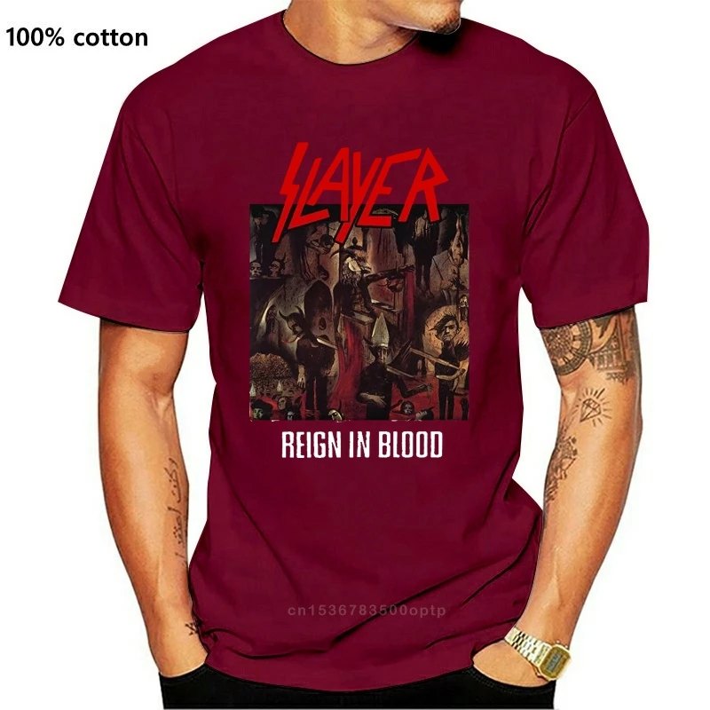 

Slayer Reign In Blood Shirt S M L XL XXL Metal Band T-Shirt Tshirt Tee