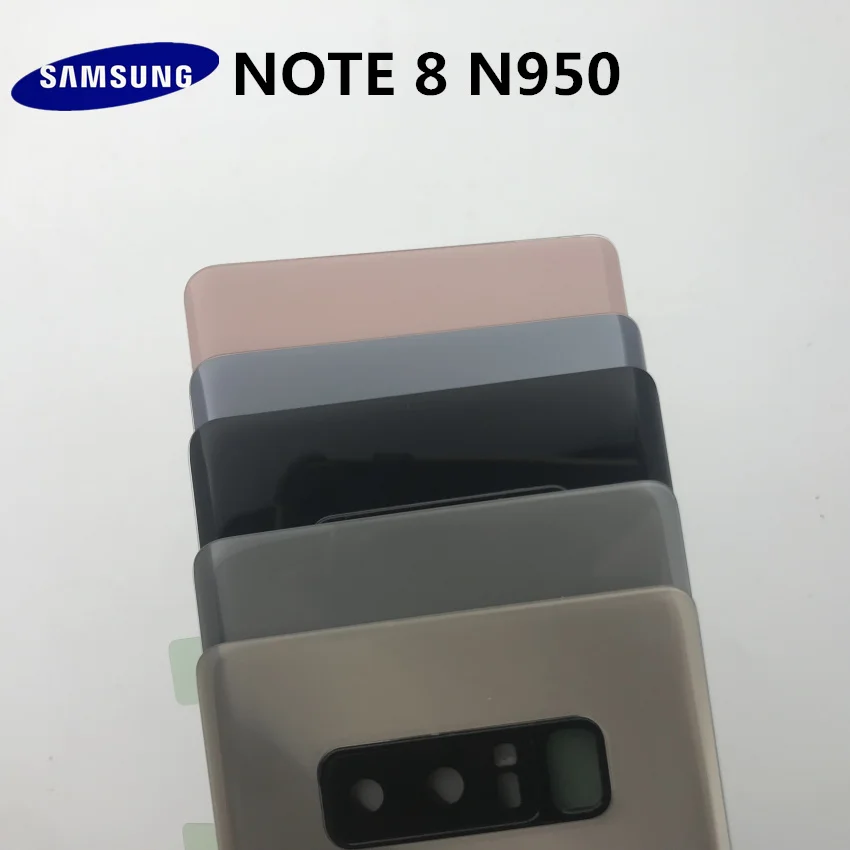 SAMSUNG Galaxy Note 8, задняя крышка, стекло, N950, задняя дверь, корпус, чехол, панель, Note8, задняя крышка батареи