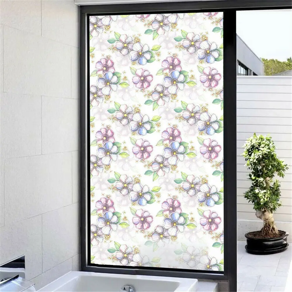 45*58 см стикер из статического стекла для дома матовый анти УФ конфиденциальность