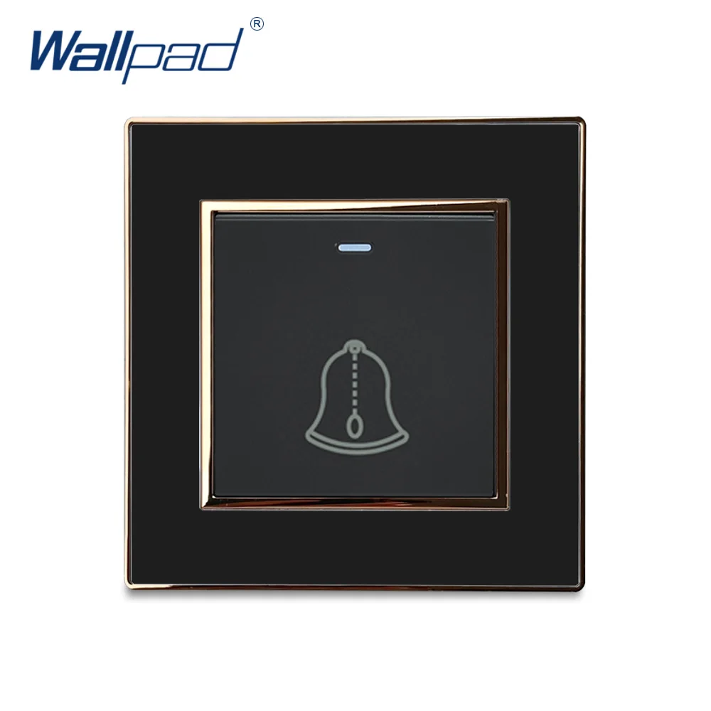 Переключатель сброса дверного звонка мгновенный контакт роскошная акриловая