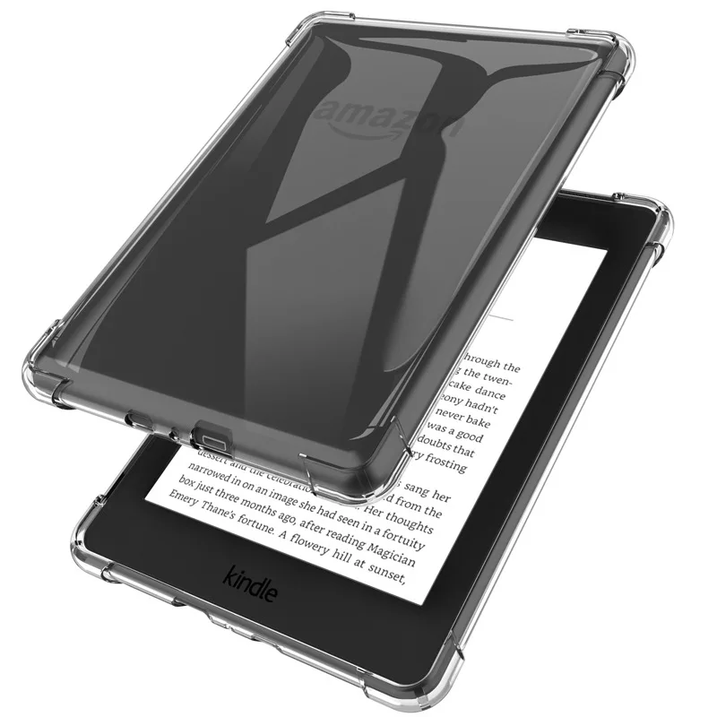 

Чехол для Kindle Paperwhite 2 3 4 2018, силиконовый прозрачный чехол из ТПУ с подушкой безопасности, противоударный чехол для Paperwhite 10-го поколения PQ94WIF ...