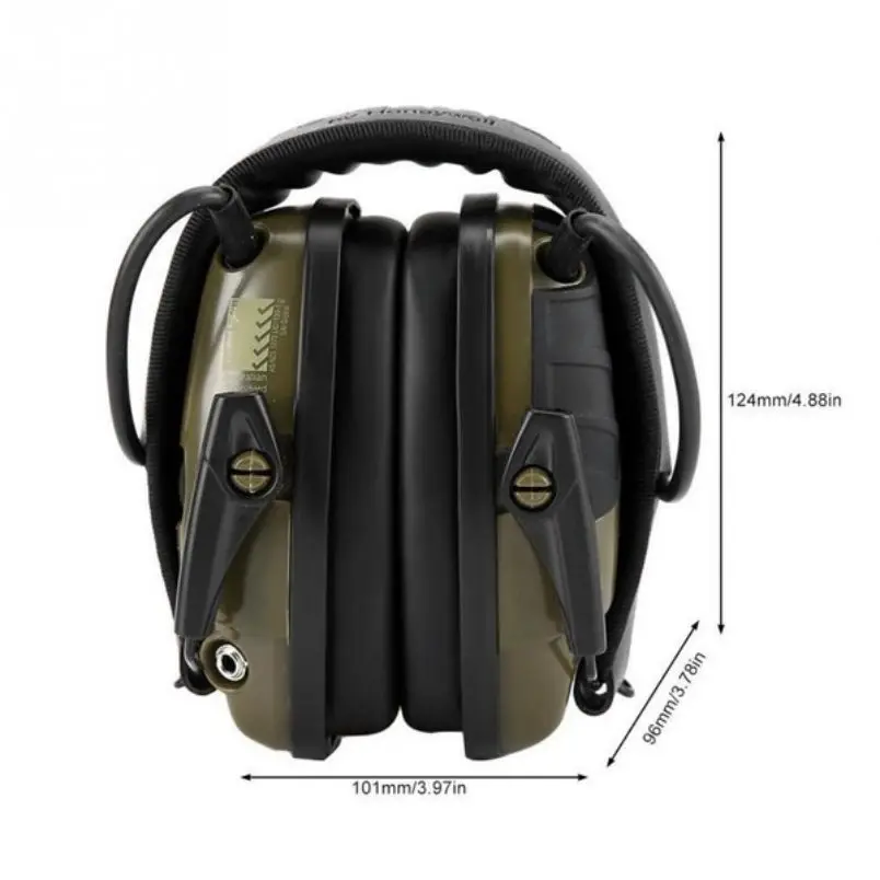 

Tactical Ear Protector Anti-Noise Hearing Protection Headset Electronic Shooting Earmuff Foldable Hunting Noise Reducer