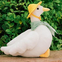 ins hot big white goose pillow plush toy cute sleeping pillow high quality stuffed doll funny sweet gift for friends kids
